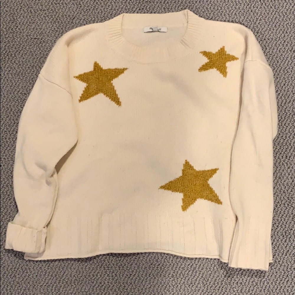 Madewell stars sweater